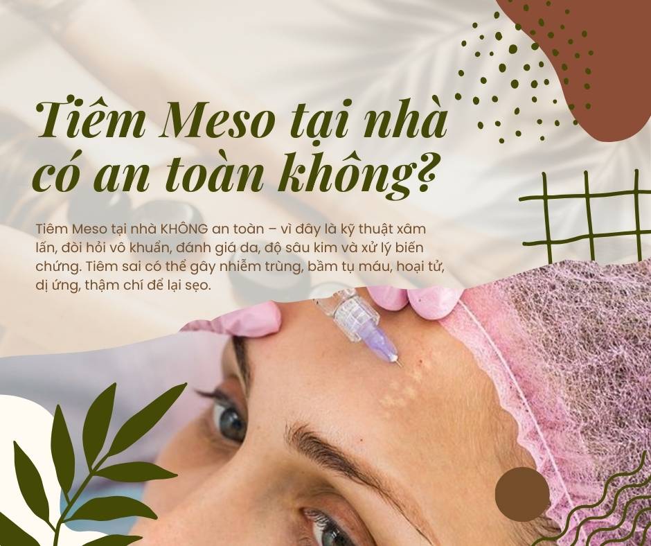 Tiêm Meso tại nhà có an toàn không?