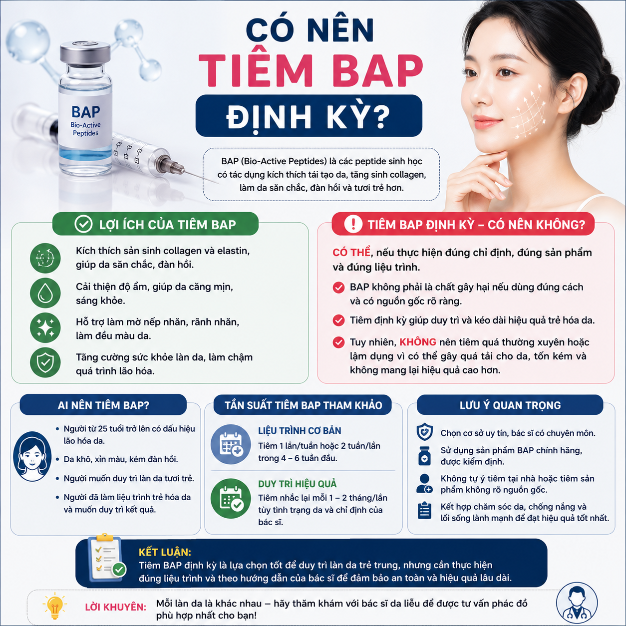 Có nên tiêm BAP định kỳ